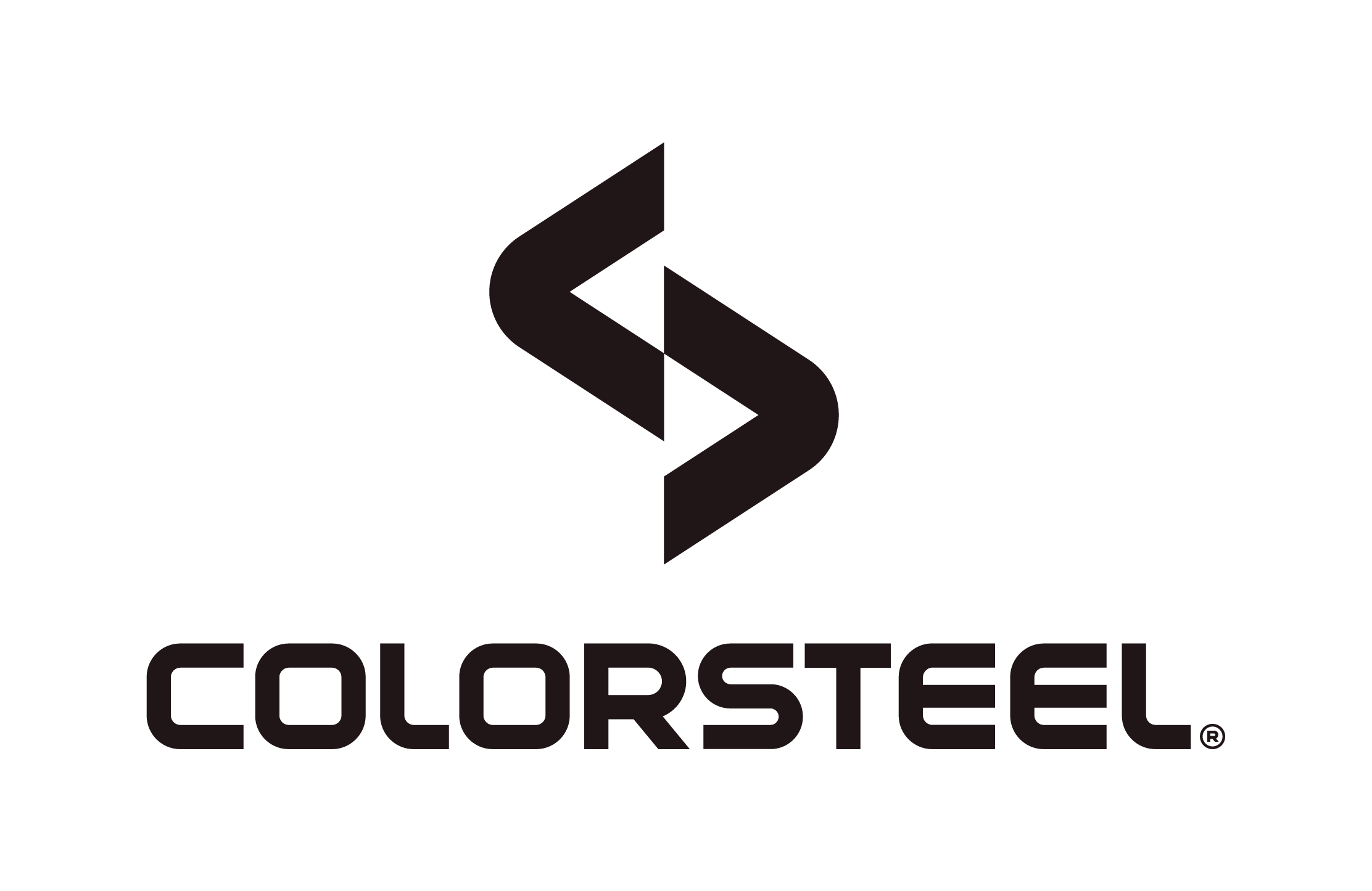 Colorsteel Logo Lockup Vertical Stacked AW Ironsand RGB